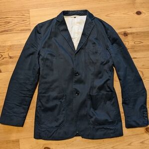Muji men's navy blazer size medium